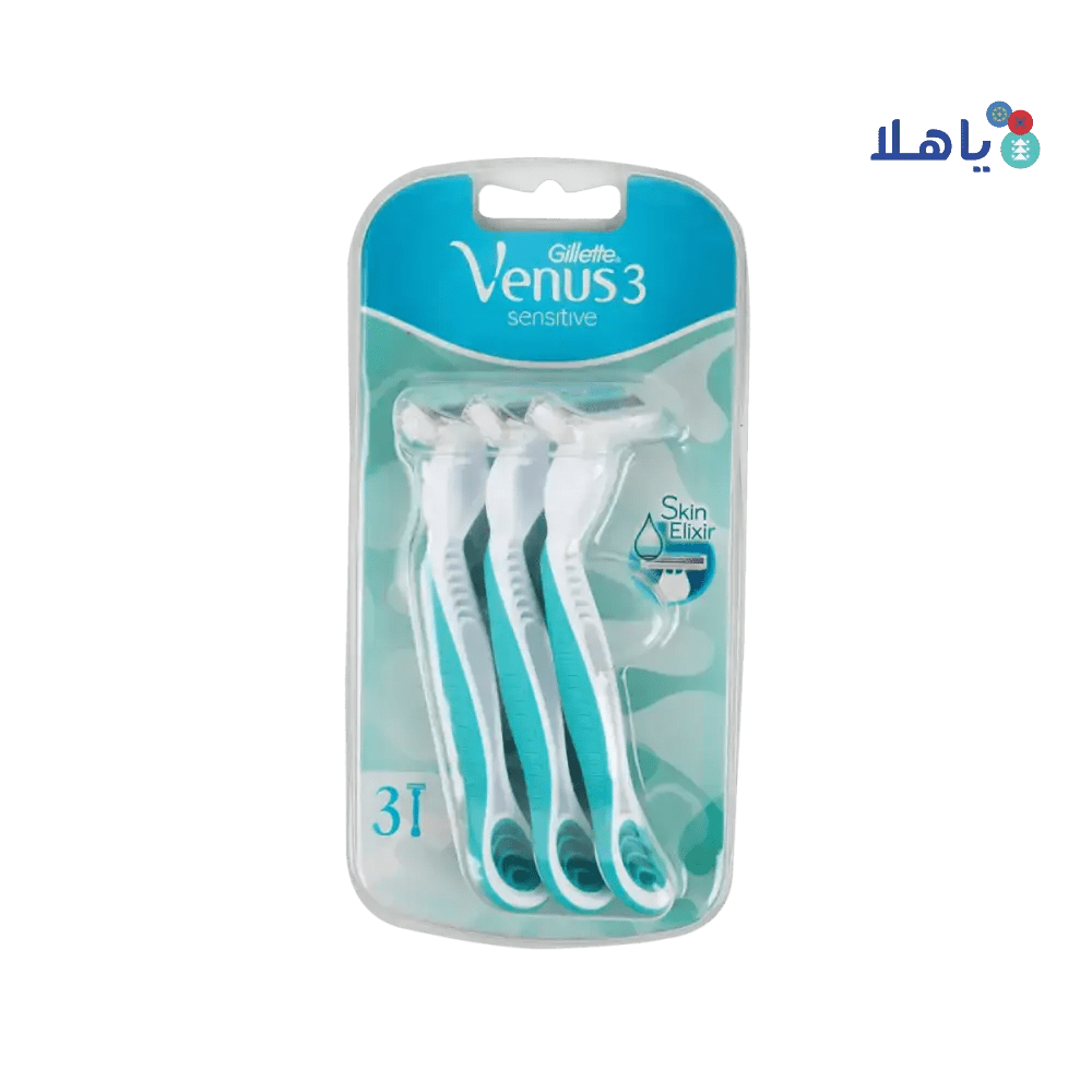 Gillette - Gillette Venus Sensitive 3Pcs - 703181 - Pharmazone - 