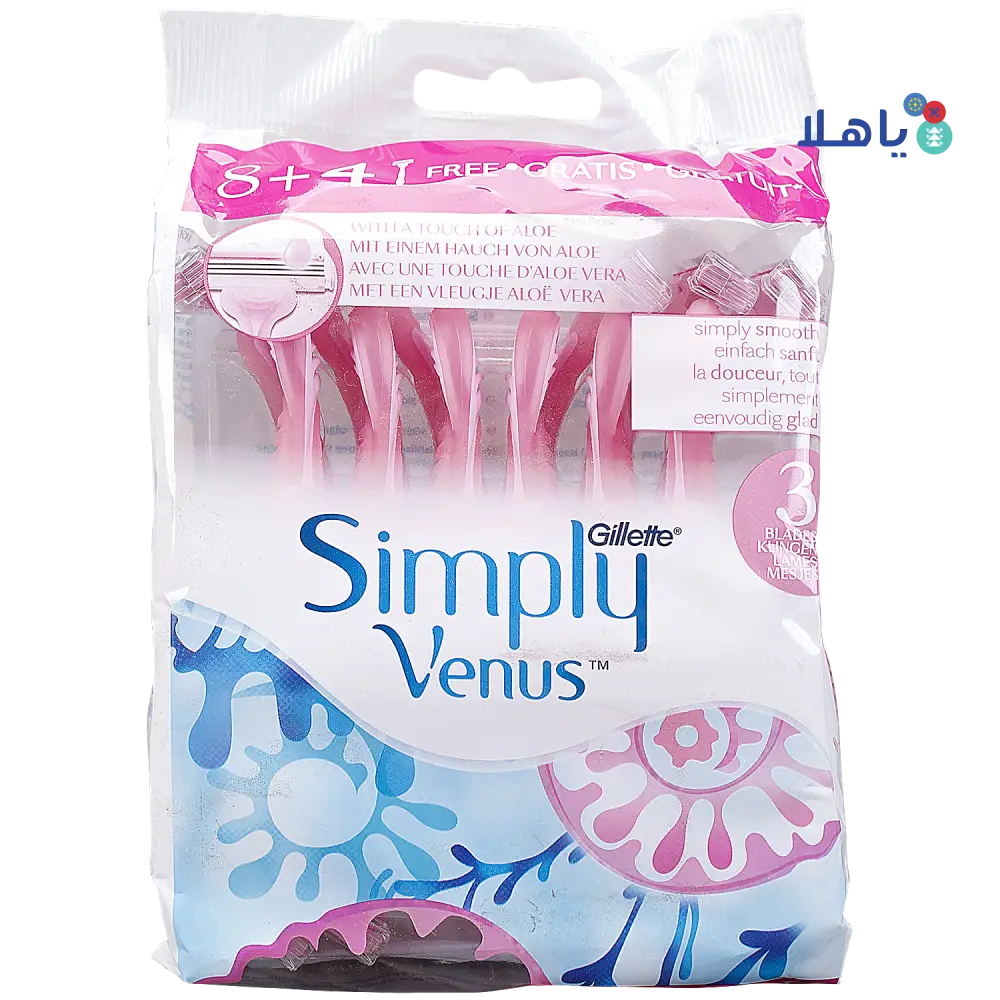 GILLETTE SIMPLY VENUS 3 BLADES(8+4) 60681