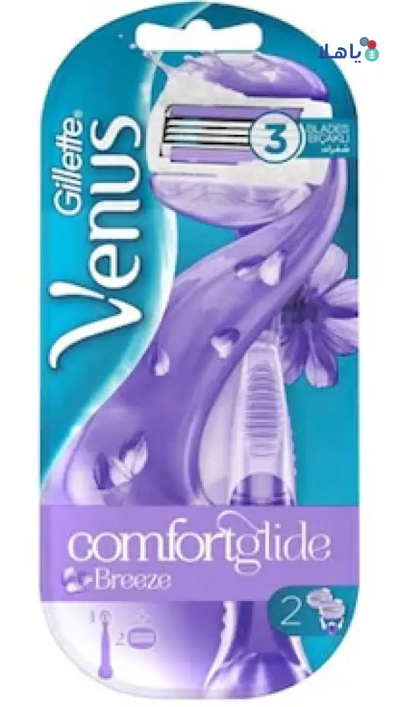 GILLETTE VENUS COMFORT GLIDE BREEZE-FREESIA SCENT 2PCS640524