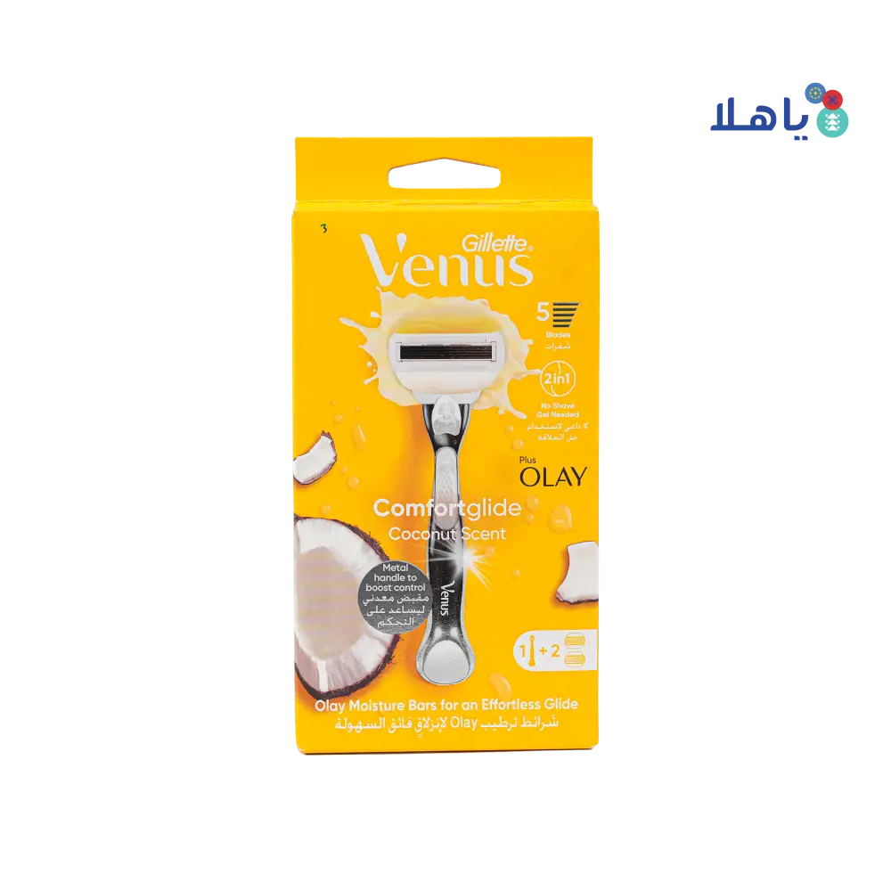 Gillette Venus Olay Coconut 1Handle+2Cap-7230