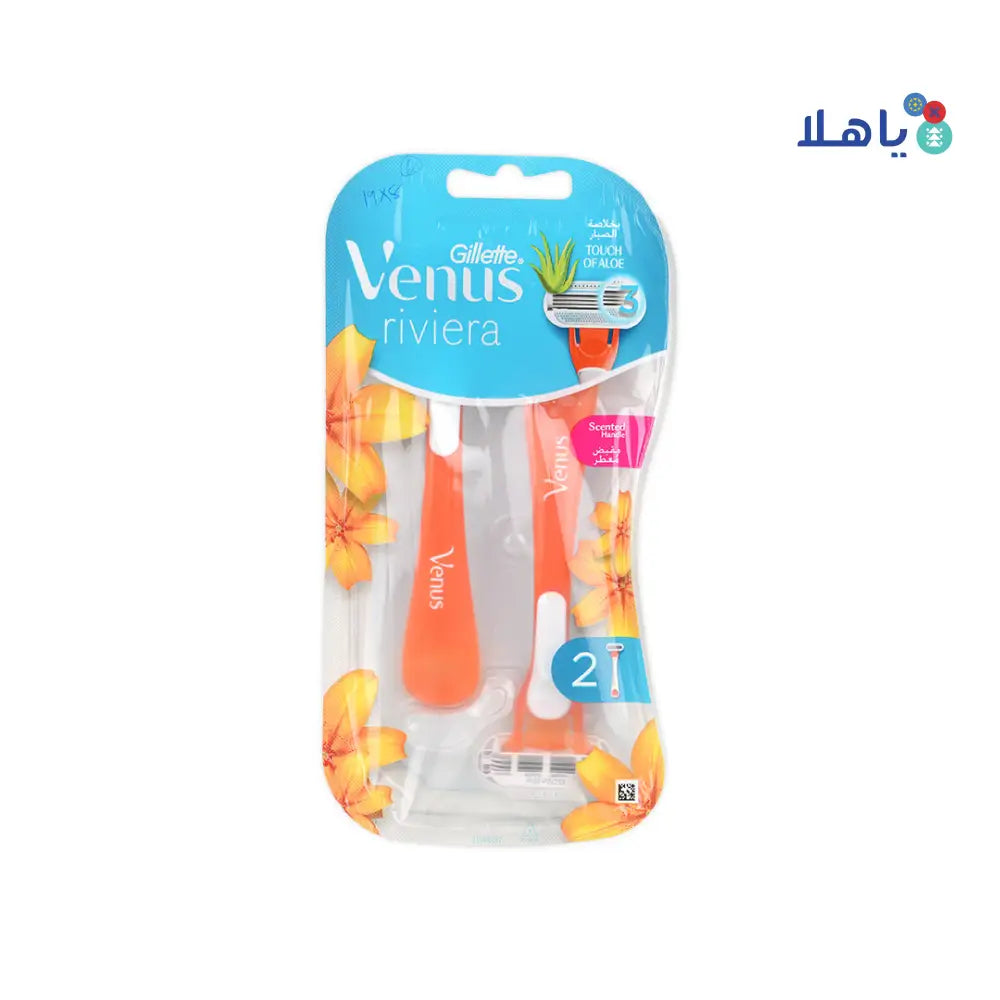 Gillette Venus Riviera Handle+2Pcs Refills-717847