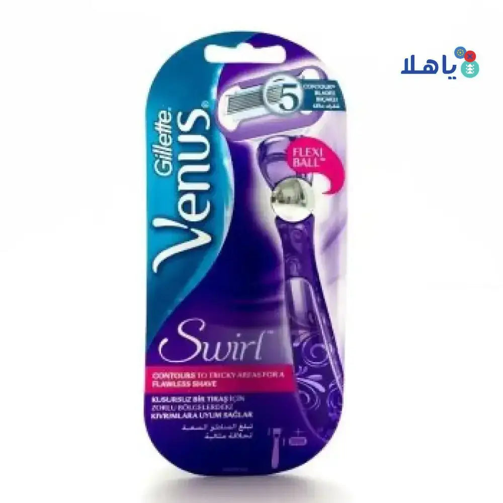 GILLETTE - GILLETTE VENUS SWIRL FLEXI BALL TMR 5 BLADES 34268 - Pharmazone - 