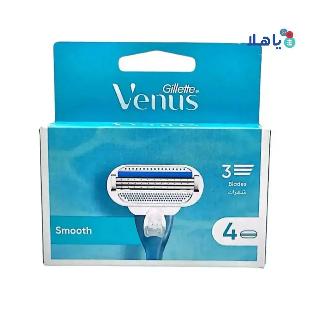 Gillette - Gillette Venussmooth 3Blades 4Pcs - 2709 - Pharmazone - 