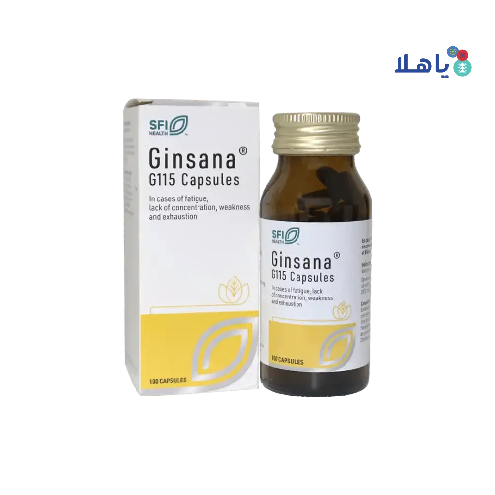 Ginsana SA - Ginsana G115 100 Capsules - Pharmazone - 