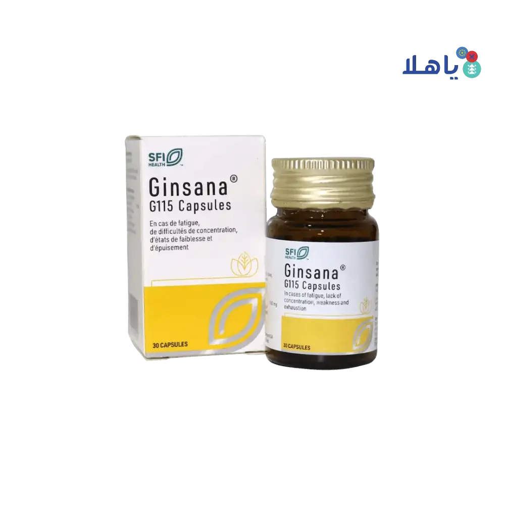 Ginsana SA - Ginsana G115 30 Capsules - Pharmazone - 