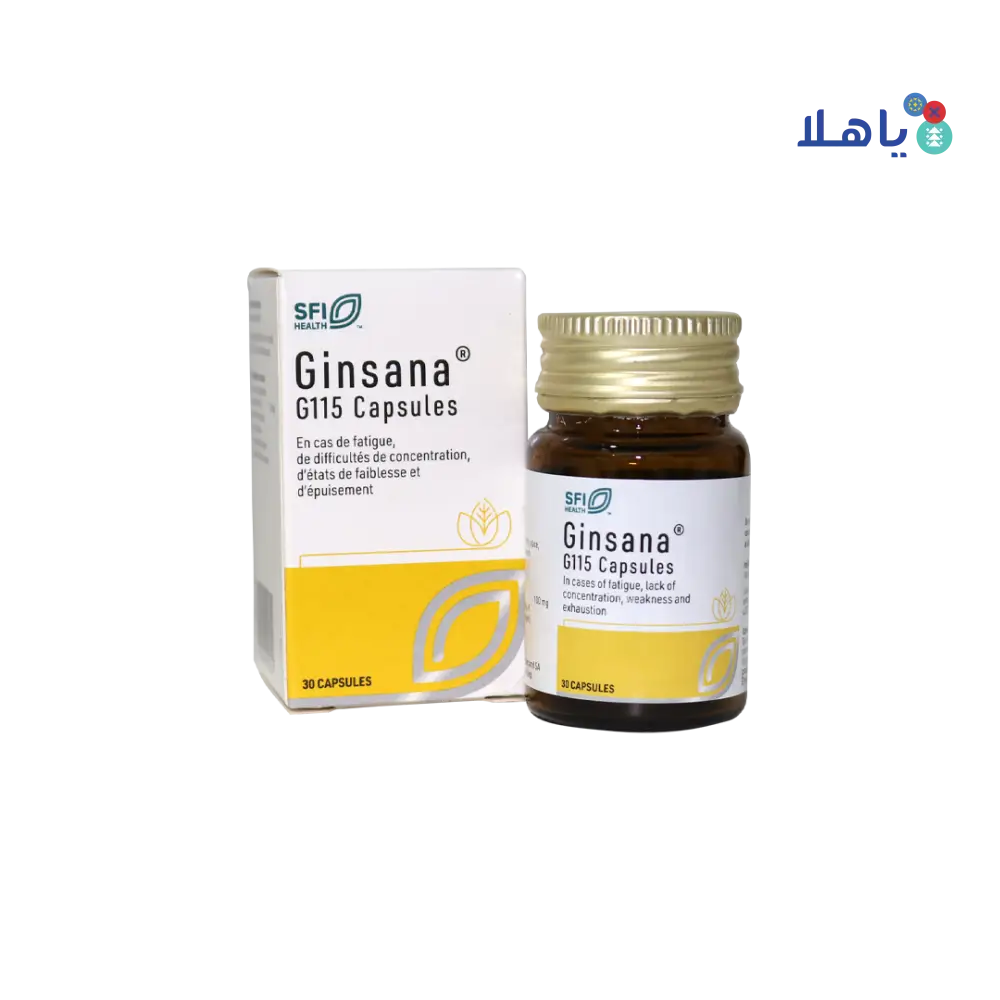 GINSANA G115 30 CAPSULES