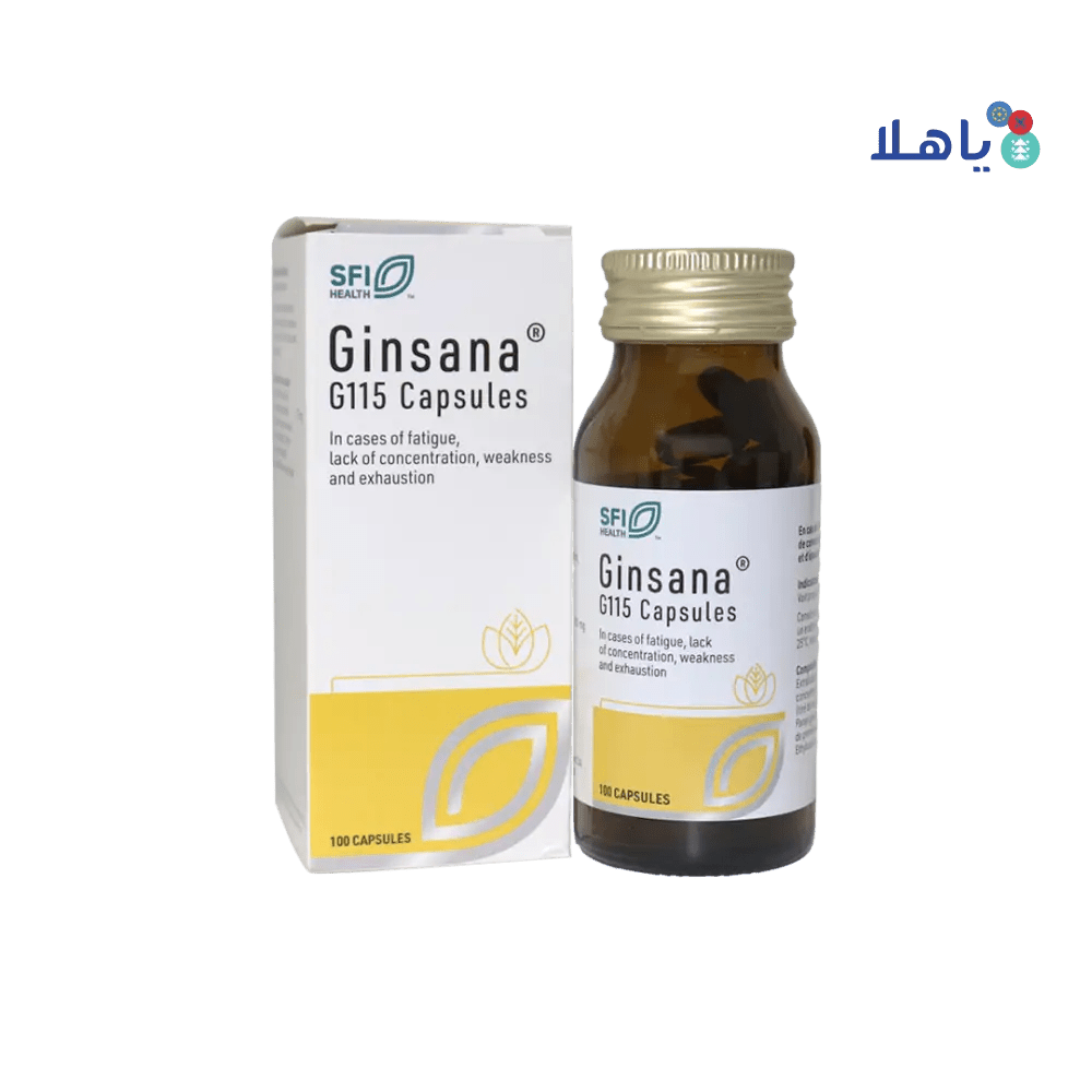 Ginsana SA - Ginsana G115 100 Capsules - Pharmazone - 