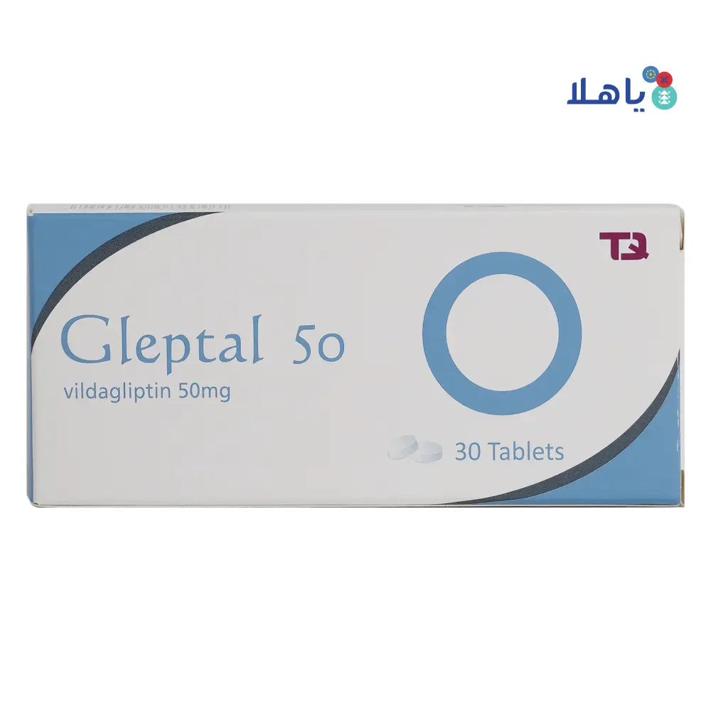 Gleptal Vildagliptin 50mg 30 Tablets