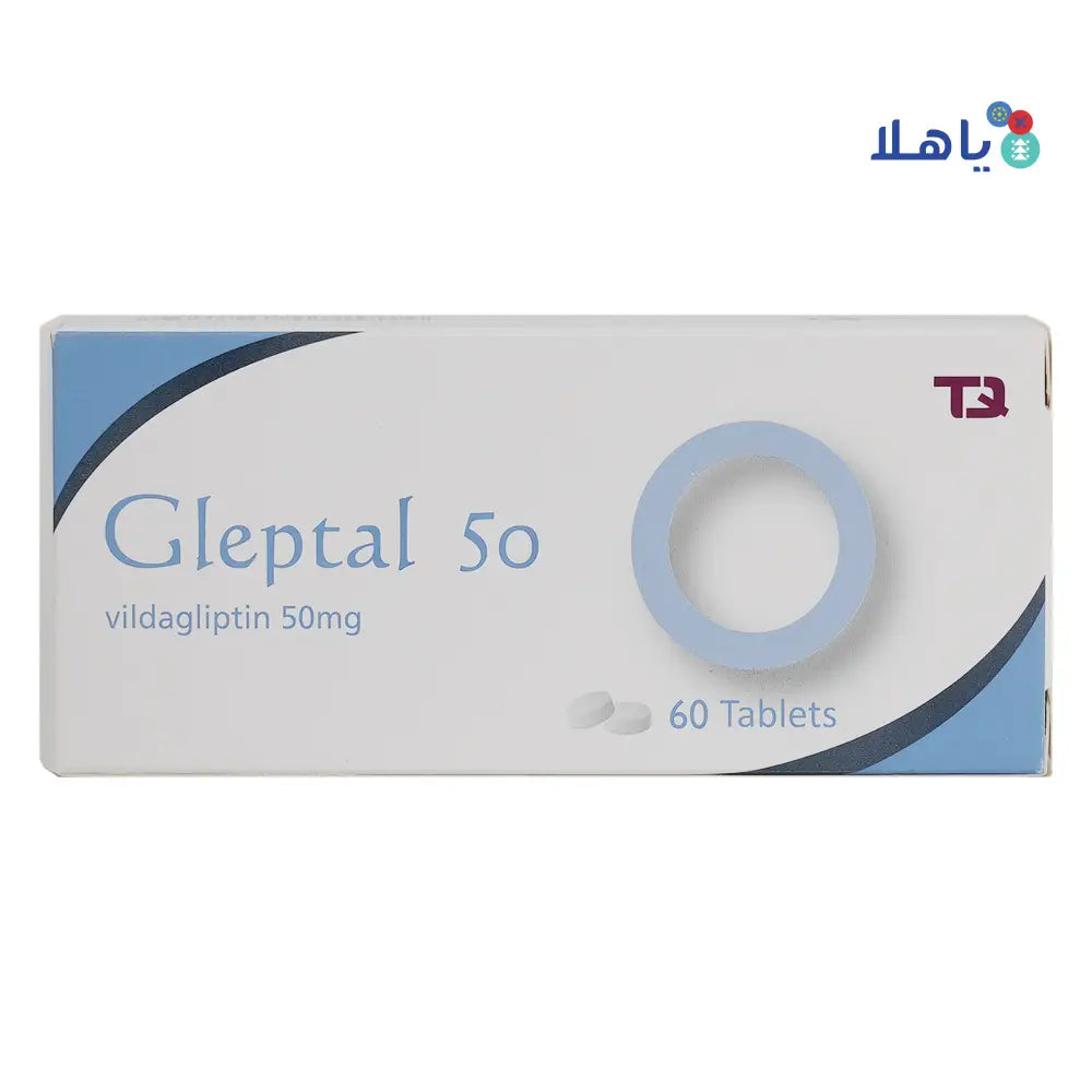 Gleptal Vildagliptin 50mg 60Tablets