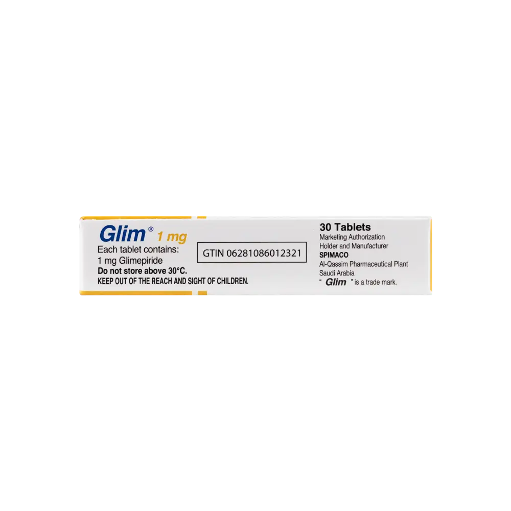 GLIM 1MG 30 TABLETS