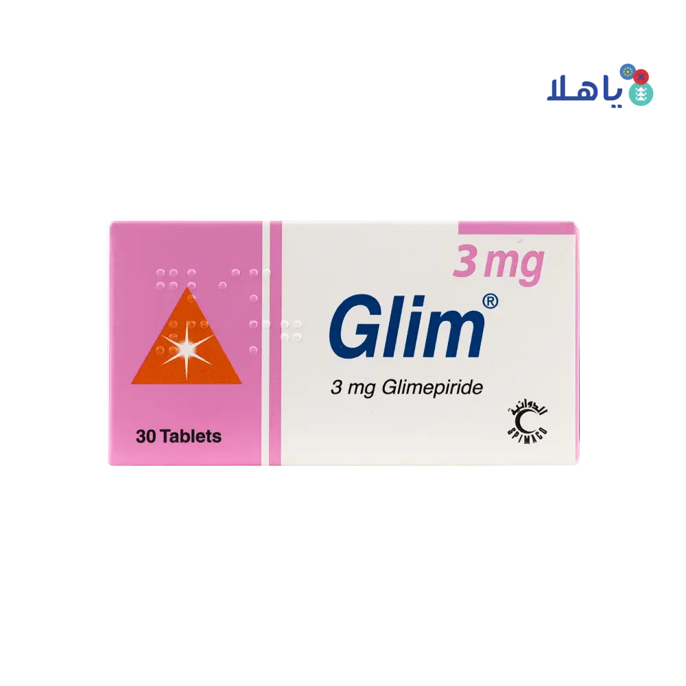 GLIM 3MG 30 TABLETS