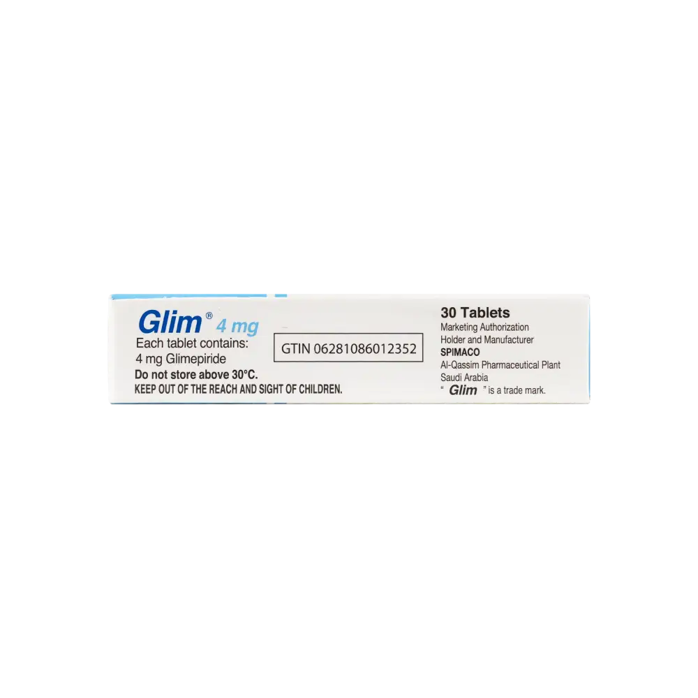 GLIM 4MG 30 TABLETS