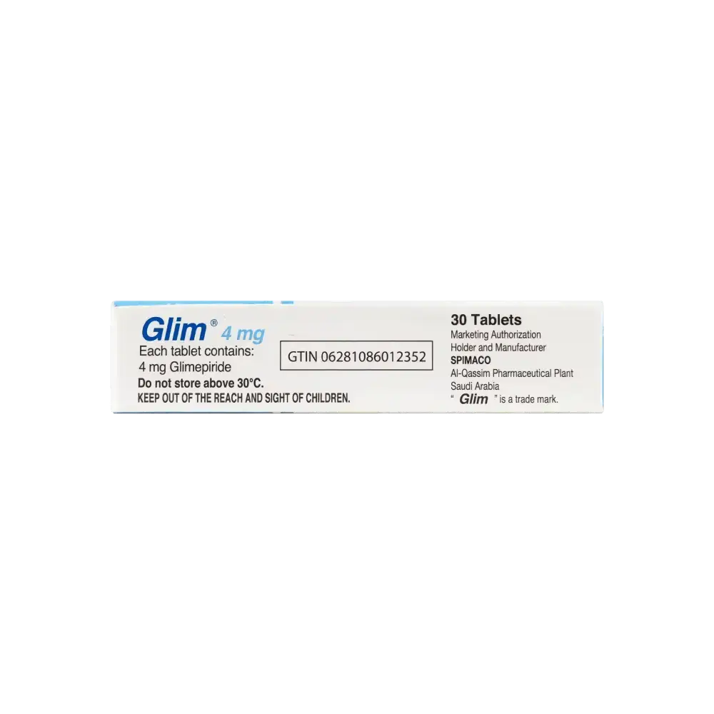 SPIMACO - Glim 4Mg 30 Tablets - Pharmazone - 