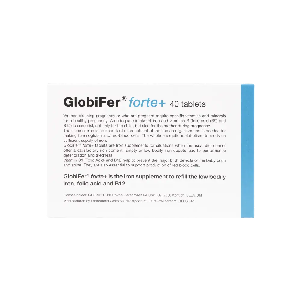 GLOBIFER FORTE + 40TABLETS