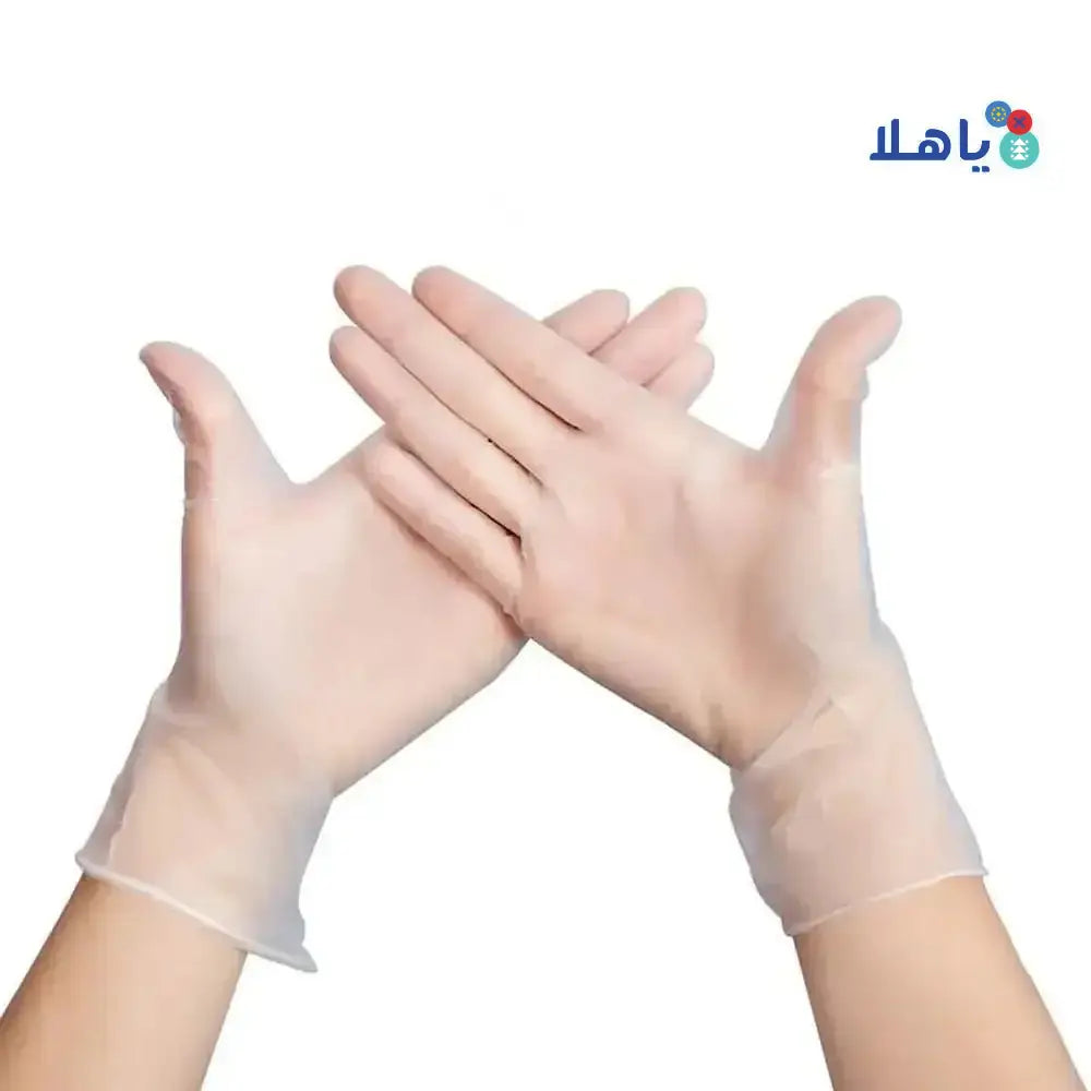 GLOVES - Gloves Vinyl 100pcs - M - Pharmazone - 