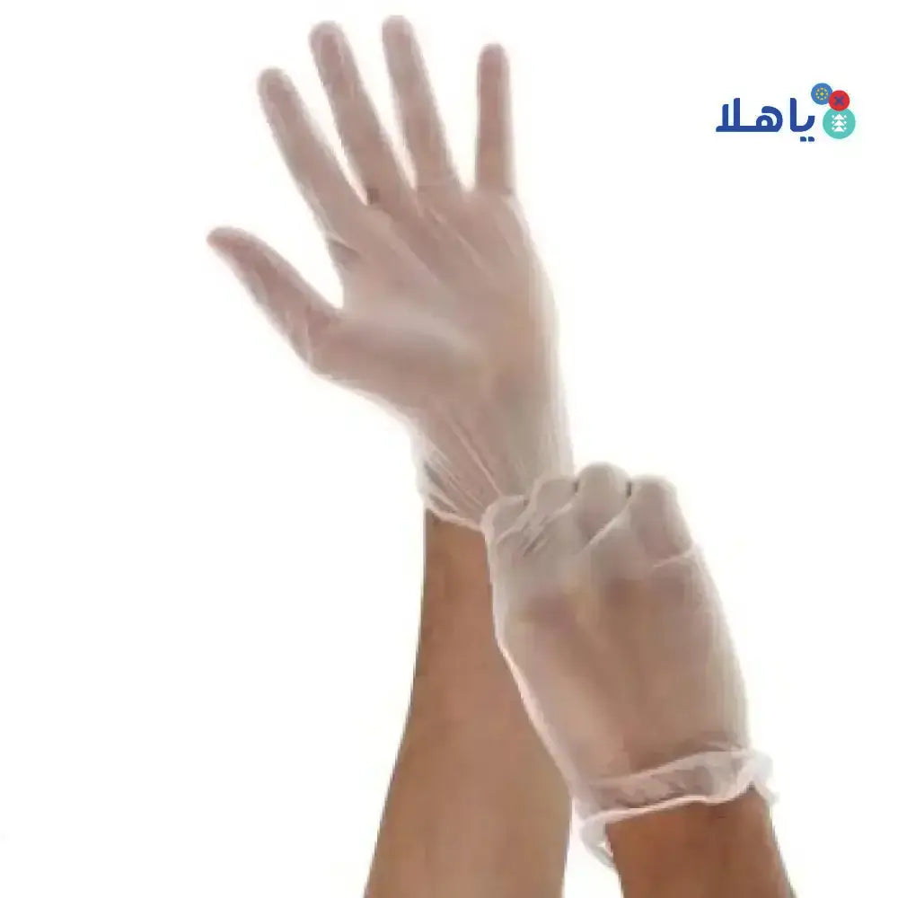 GLOVES - Gloves Vinyl 100pcs - S - Pharmazone - 