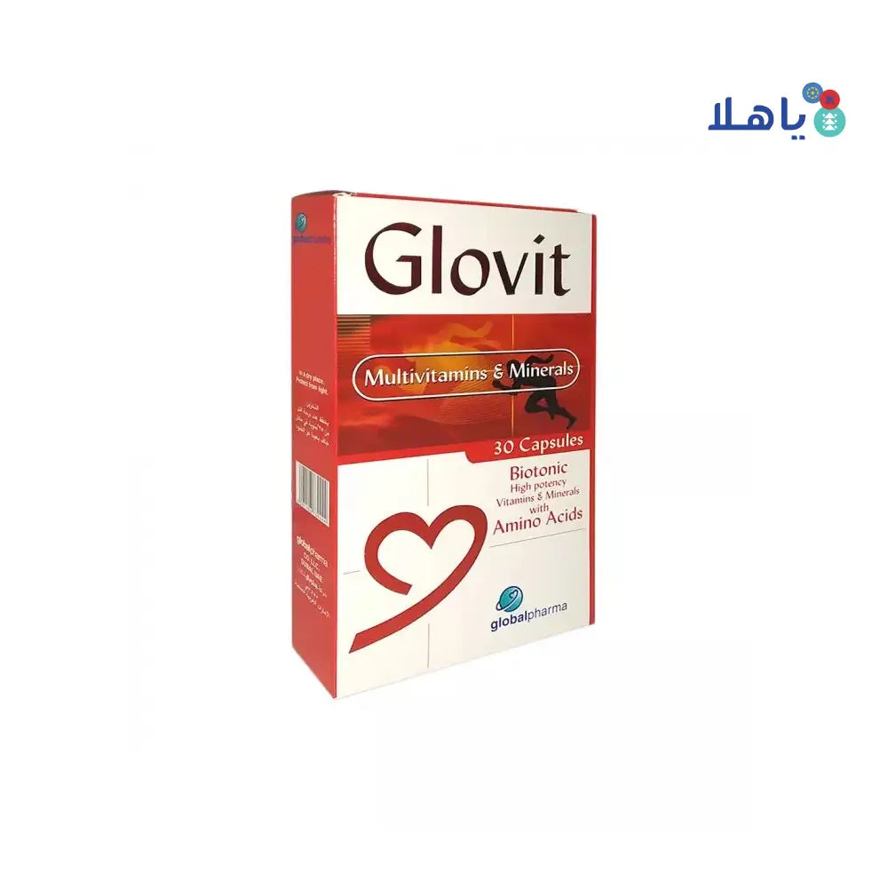 GLOVIT MULTIVITAMINS & MINERALS 30 CAPSULES