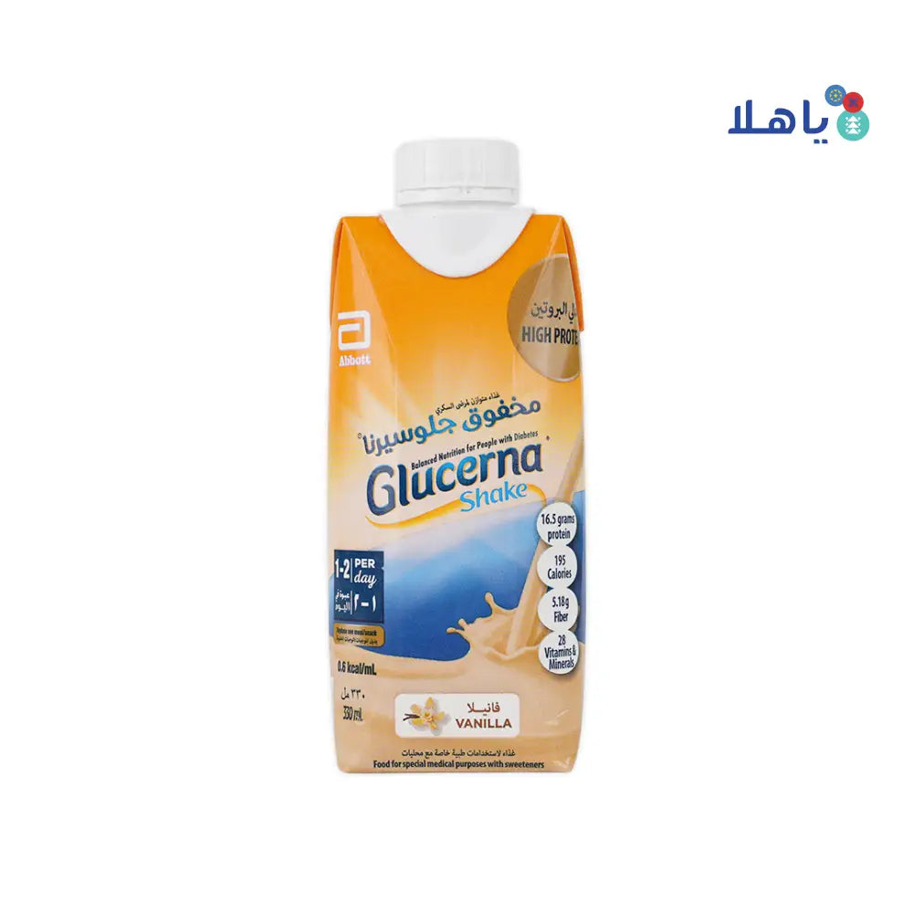 GLUCERNA SHAKE VANILLA 330ML