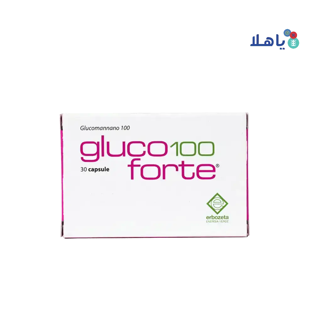 ERBOZETA - GLUCO FORTE 100MG 30 CAP - Pharmazone - 