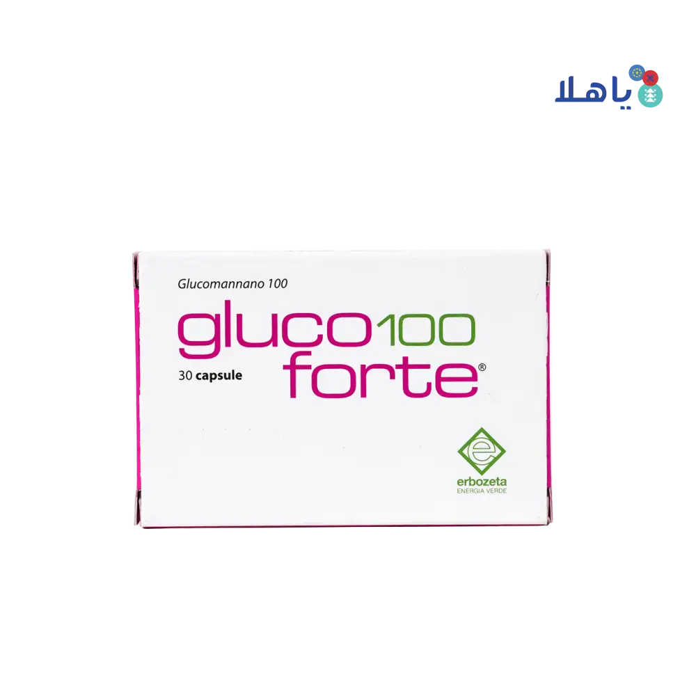 GLUCO FORTE 100MG 30 CAP