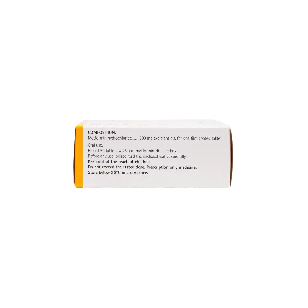 E.MERCK - Glucophage 500Mg 50 Tablets - Pharmazone - 