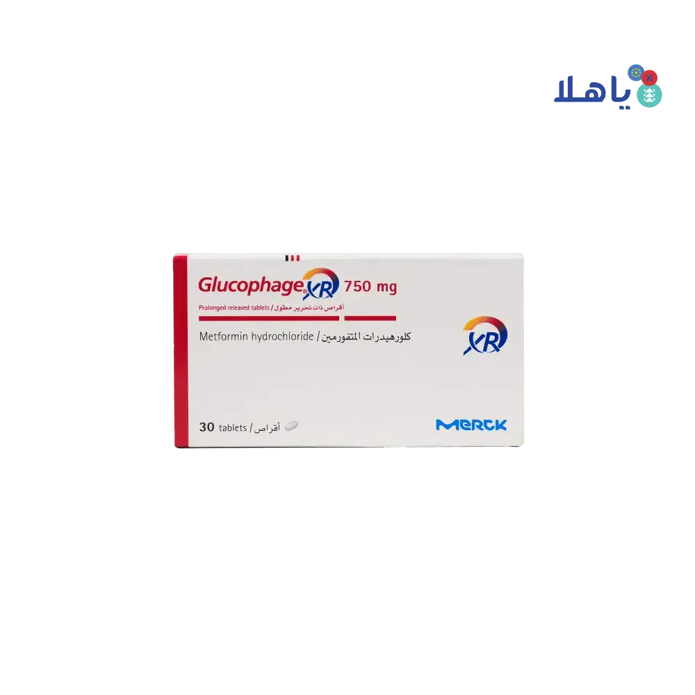 E.MERCK - Glucophage Xr 750Mg 30 Tablets - Pharmazone - 