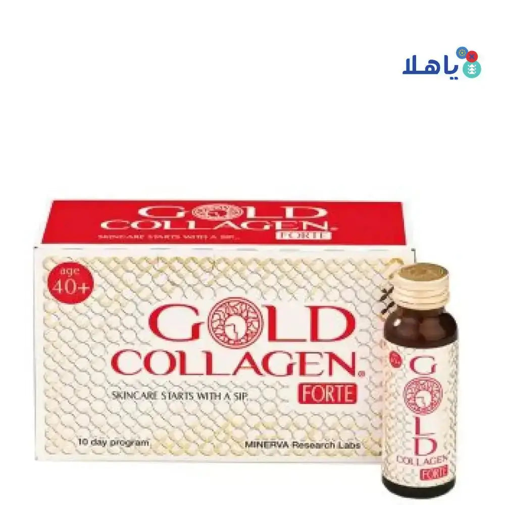 MINERVA - GOLD COLLAGEN FORTE(40+) 500MLX 10AMP - Pharmazone - 