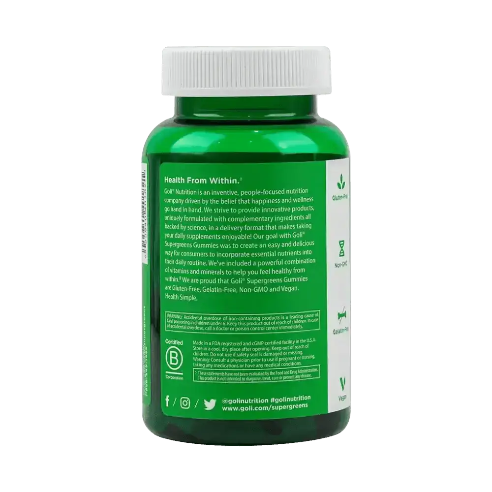 Goli Nutrition - Goli Super Greens 60Gummies - Pharmazone - 