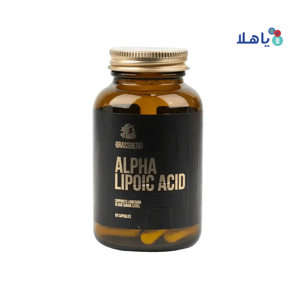 GRASSBERG - GRASSBERG ALPHA LIPOIC ACID 60MG 60 CAPSULES - Pharmazone - 