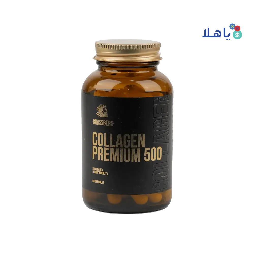 GRASSBERG - GRASSBERG COLLAGEN PREMIUM 500MG 60 CAPSULES - Pharmazone - 