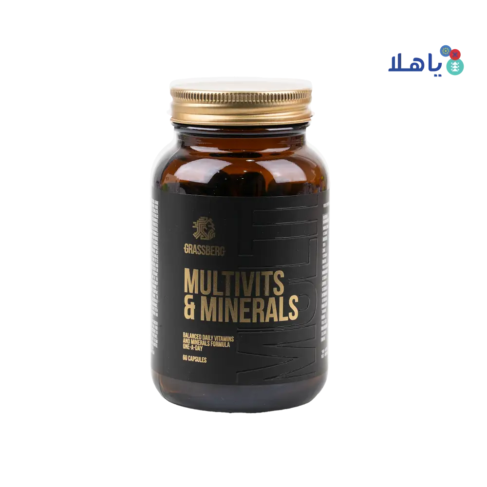 GRASSBERG MULTIVITS & MINERALS 60 CAPSULES