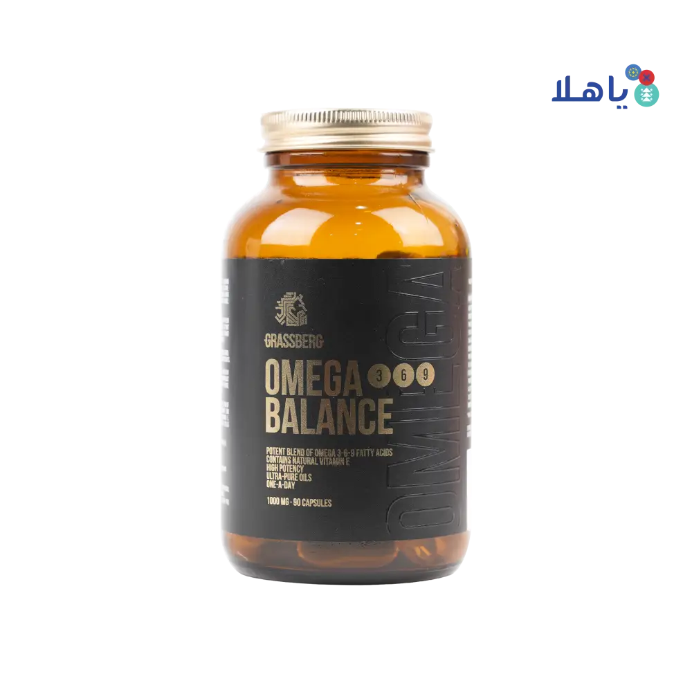 Grassberg Omega 3-6-9 Balance 1000mg 90 Capsules