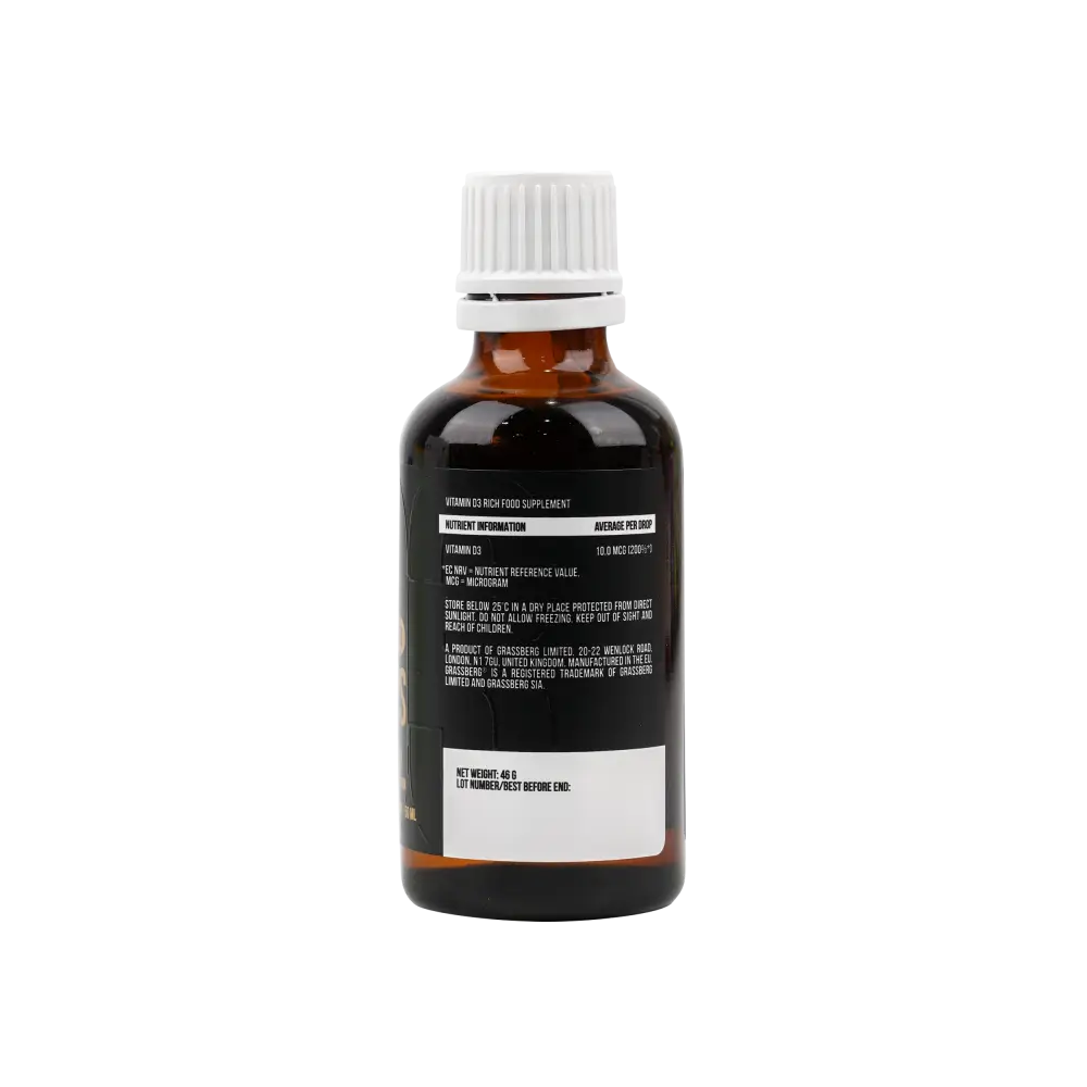 GRASSBERG VITAMIN D3 400IU DROPS 50ML