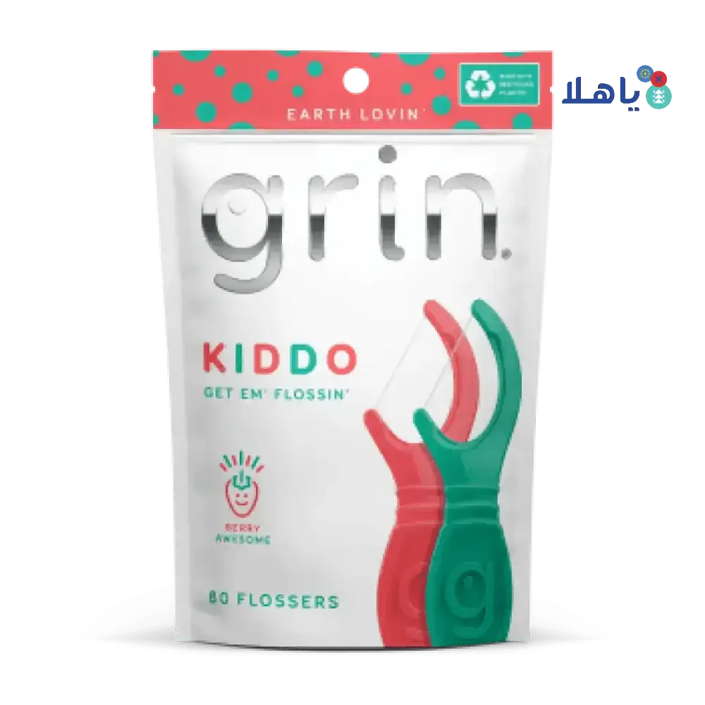 GRIN ORAL CARE - Grin Kids Floss Pic 80pcs - 3092 - Pharmazone - 