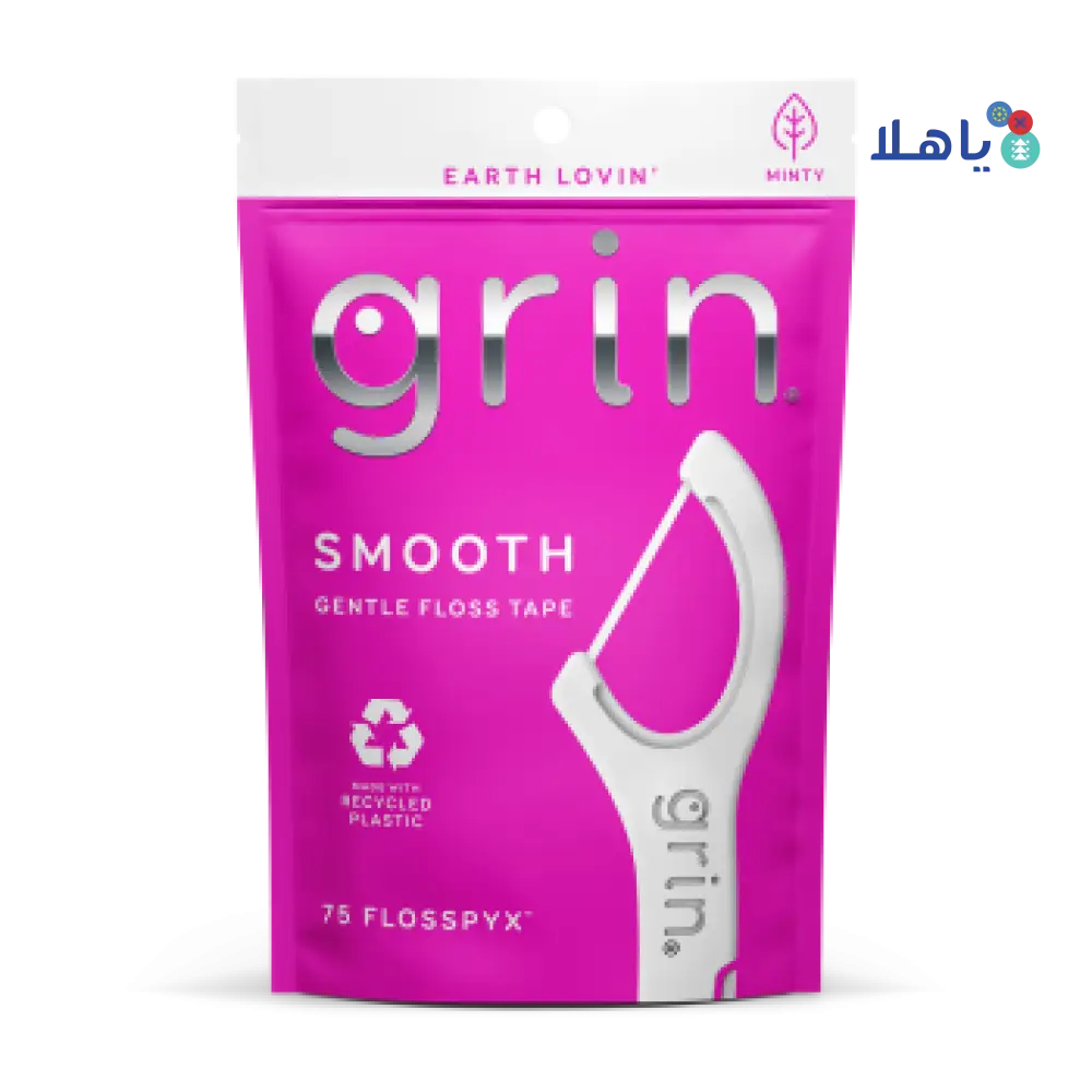 Grin Smooth Floss Pic Pink 75pcs-3931