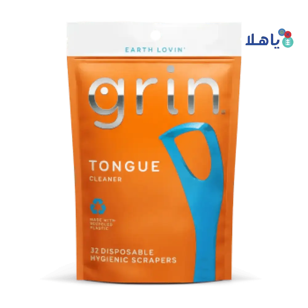 GRIN ORAL CARE - Grin Tongue Cleaner 32pcs - 3054 - Pharmazone - 