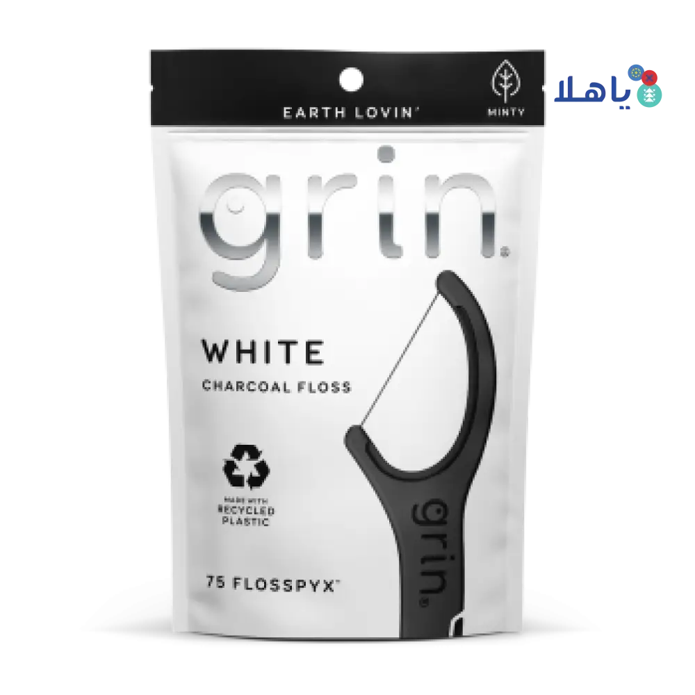 Grin White Floss Pic White 75pcs-3955