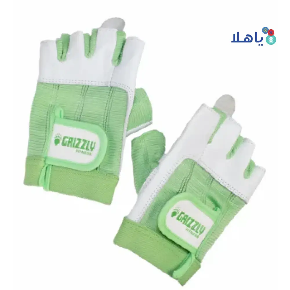 GRIZZLY PAWS WHITE LEATHER GLOVES SIZE-XS