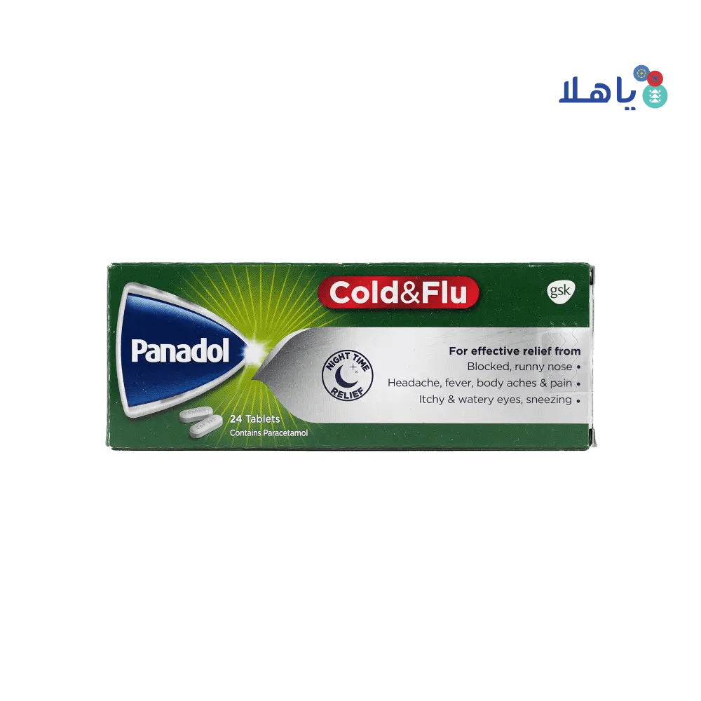 GSK Consumer - Panadol Cold & Flu 24 Cap - Green - Pharmazone - 