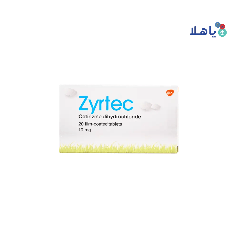 GSK - Zyrtec 10Mg 20 Tab - Pharmazone - 