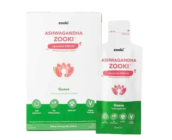 51241-Zooki Ashwagandha 500mg Ksm-66 15mlx14 Sachets-Guava