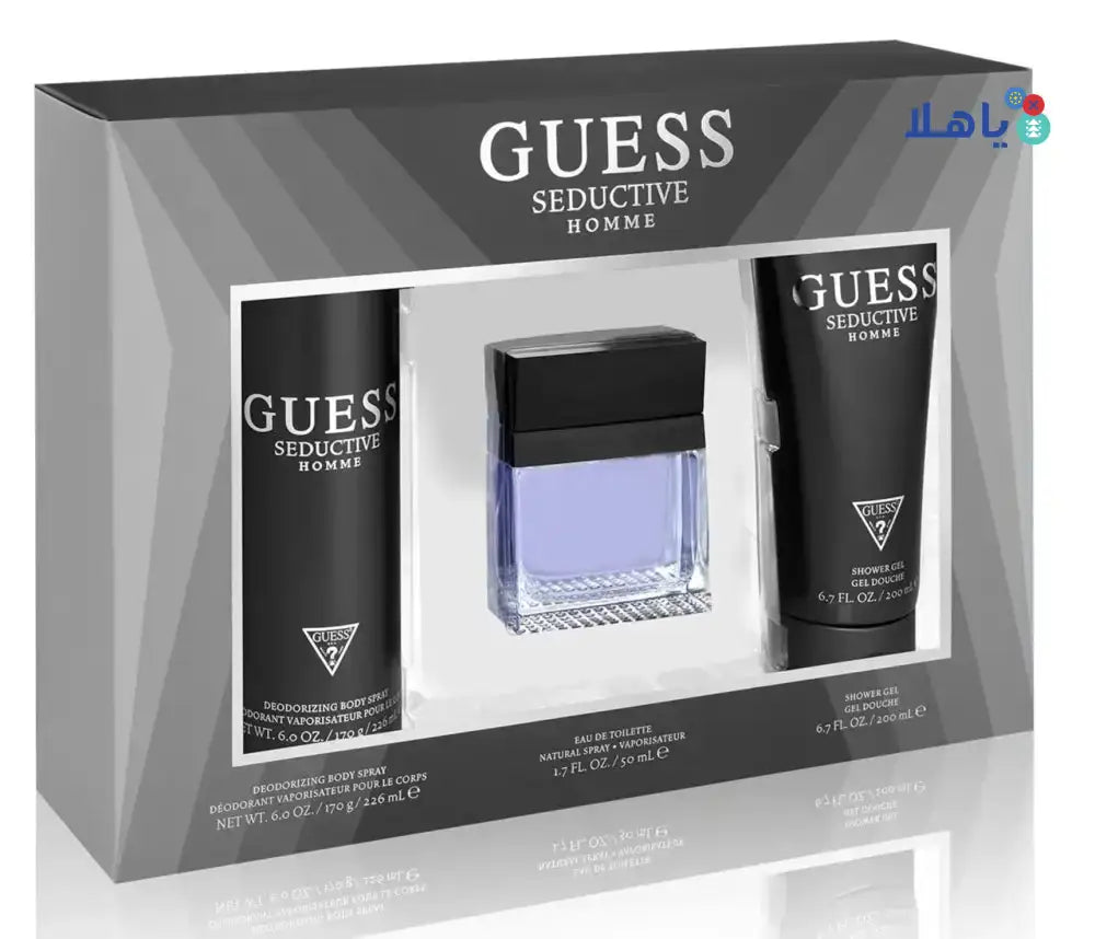 GUESS - Guess Seductive EDT 100ML/G 3Pcs Set - Pharmazone - 