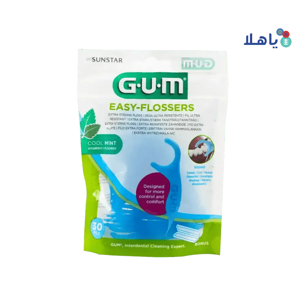 GUM - GUM Easy Flossers Waxed 30pcs - 890 - Pharmazone - 