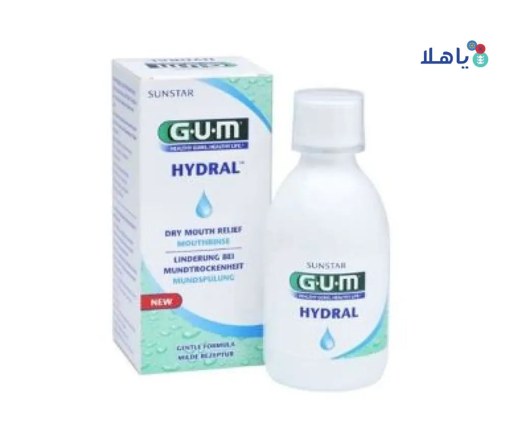 GUM HYDRAL MOUTHWASH 300ML