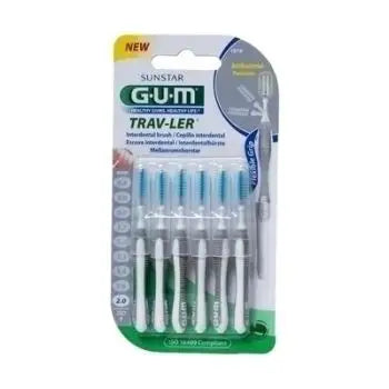 GUM Travler Interdental Brush 2mm 6pcs-1618