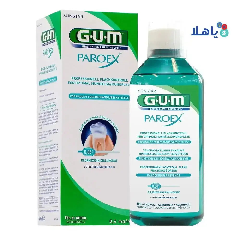 GUM - GUM Paroex Mouthwash 0.06% 500ml - 1702 - Pharmazone - 