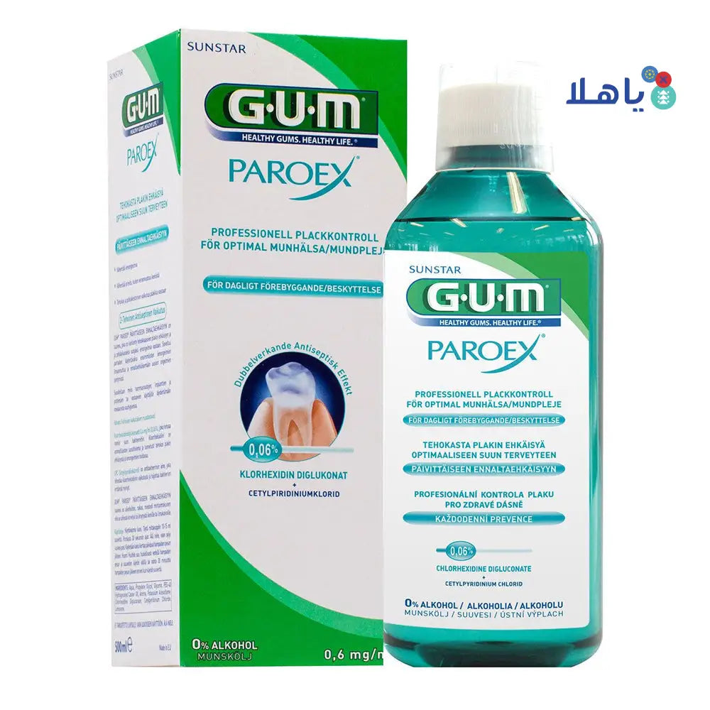 GUM PAROEX 0.06% MOUTHWASH 500 ML 1702