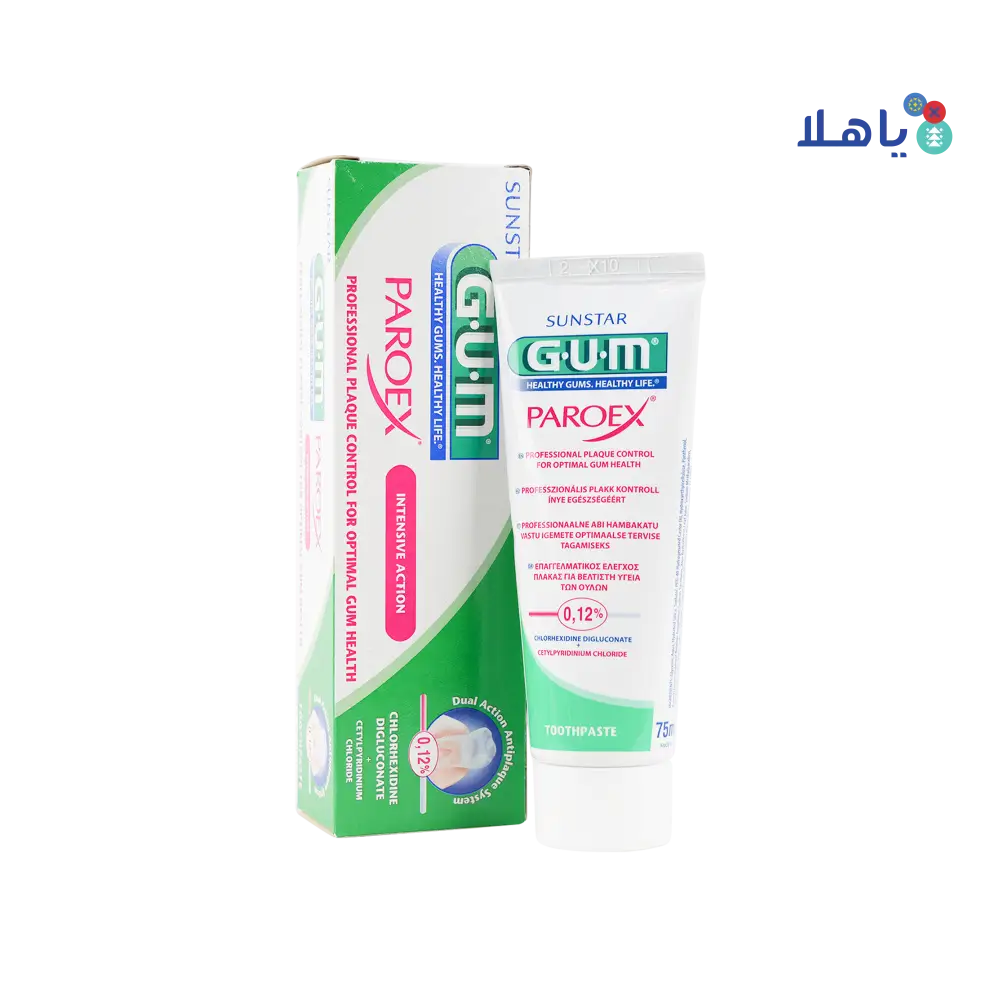 GUM Paroex Toothpaste Gel 0.12% 75ml-1790