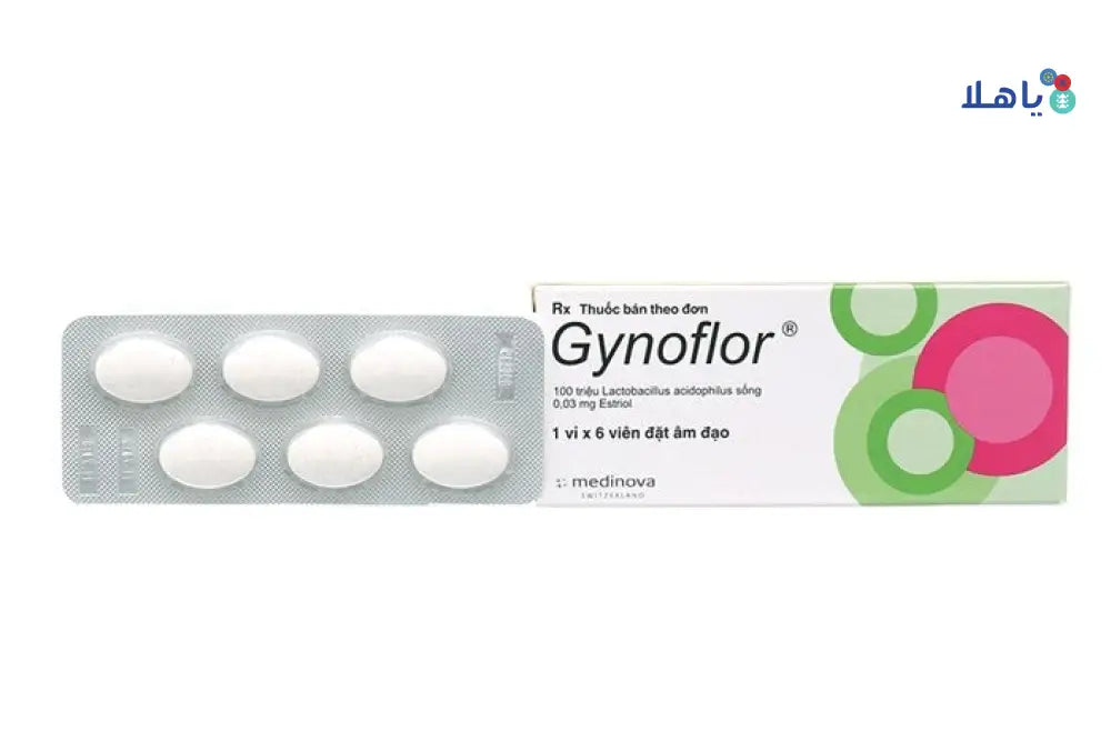 GYNOFLOR VAGINAL 6 TAB