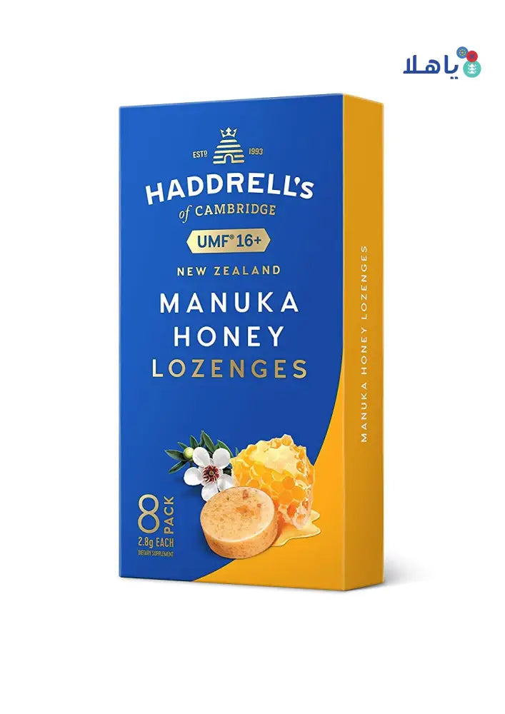 HADDRELL'S MANUKA HONEY (UMF16+) LOZENGES 8 PACK